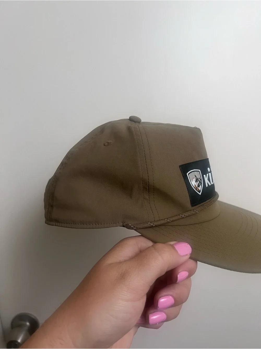 KÜHL Renegade Camp Hat Youth OS Burnt Olive Snapback Outdoor Hiking Cap